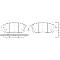 FP1202 FIT Комплект гальмівних колодок дисковий гальм