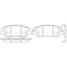 FP1202 FIT Комплект гальмівних колодок дисковий гальм