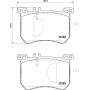 P 50 111 BREMBO Комплект гальмівних колодок дисковий гальм