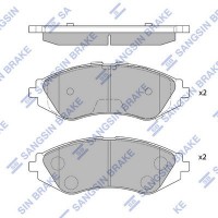 SP1077 Hi-Q Комплект гальмівних колодок дисковий гальм