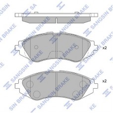 SP1077 Hi-Q Комплект гальмівних колодок дисковий гальм