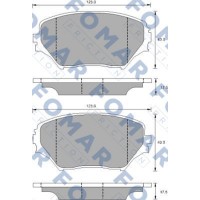 FO 905681 FOMAR Friction Комплект гальмівних колодок дисковий гальм