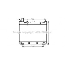 TO2471 AVA QUALITY COOLING Радіатор охолодження двигуна