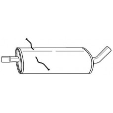 35433 SIGAM Середній глушник вихлопних газів