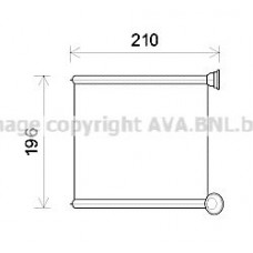 AIA6385 AVA QUALITY COOLING Теплообмінник обігрів салону