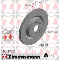 290.2271.20 ZIMMERMANN Гальмівний диск