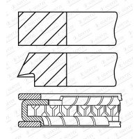08-451900-00 GOETZE ENGINE Комплект поршневих кілець
