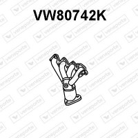 VW80742K VENEPORTE Каталізатор колектора