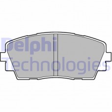 LP2296 DELPHI Комплект гальмівних колодок дисковий гальм