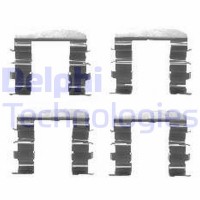 LX0461 DELPHI Комплектуючі колодки дискового гальма