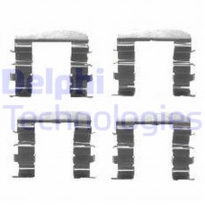 LX0461 DELPHI Комплектуючі колодки дискового гальма