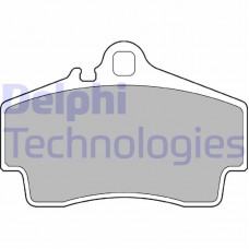LP1301 DELPHI Комплект гальмівних колодок дисковий гальм