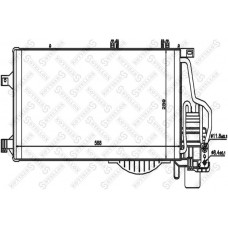 10-45141-SX STELLOX Конденсатор кондиціонера