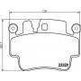 8DB 355 009-281 HELLA PAGID Комплект гальмівних колодок дисковий гальм