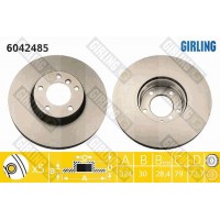 6042485 GIRLING Гальмівний диск