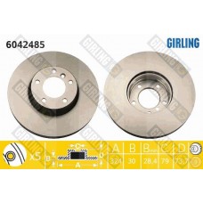 6042485 GIRLING Гальмівний диск