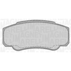 363916060188 MAGNETI MARELLI Комплект гальмівних колодок дисковий гальм