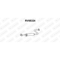 RV05324 VENEPORTE Предглушник вихлопних газів