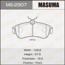 MS-2907 MASUMA Комплект гальмівних колодок
