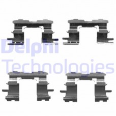 LX0447 DELPHI Комплектуючі колодки дискового гальма