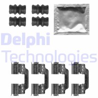 LX0622 DELPHI Комплектуючі колодки дискового гальма