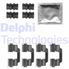 LX0622 DELPHI Комплектуючі колодки дискового гальма