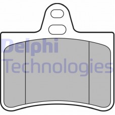 LP1680 DELPHI Комплект гальмівних колодок дисковий гальм
