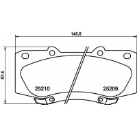PCP1303 DON Комплект гальмівних колодок дисковий гальм