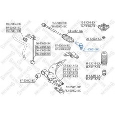 51-53001-SX STELLOX Наконечник поперечної кермової тяги