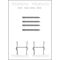 8105 281590 TRISCAN Комплектуючі колодки дискового гальма