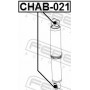 CHAB-021 FEBEST Втулка амортизатора