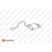 E12891G EUROREPAR Глушник вихлопних газів кінцевий