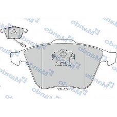 MBF015373 MANDO КомплеК т гальмівних колодок, дискове гальмо
