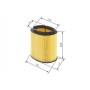 F 026 400 213 BOSCH Повітряний фільтр