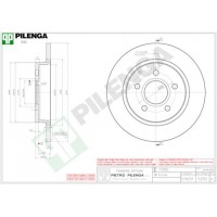 5290 PILENGA Гальмівний диск