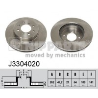 J3304020 NIPPARTS Гальмівний диск