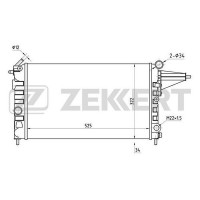 MK-1014 ZEKKERT Радіатор охолодження двигуна