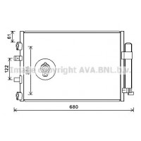 FDA5484D AVA QUALITY COOLING Конденсатор кондиціонера