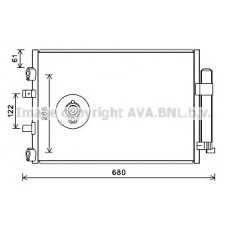 FDA5484D AVA QUALITY COOLING Конденсатор кондиціонера