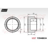 72948024 MAXTECH Поршень корпус скоби гальма