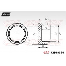 72948024 MAXTECH Поршень корпус скоби гальма