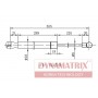 DGS1187KY DYNAMATRIX Газова пружина кришка багажника