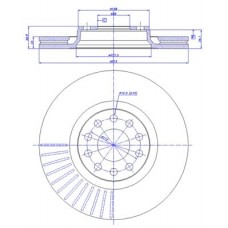 142.1189 CAR Гальмівний диск