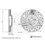 ADBP430025 BLUE PRINT Гальмівний диск