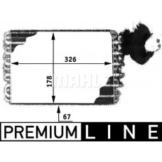 AE 32 000P MAHLE Випарник кондиціонера