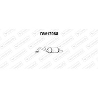 DW17088 VENEPORTE Глушник вихлопних газів кінцевий