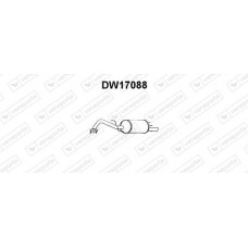 DW17088 VENEPORTE Глушник вихлопних газів кінцевий