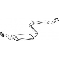 283-837 BOSAL Середній глушник вихлопних газів