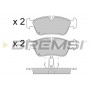 BP2745 BREMSI Комплект гальмівних колодок дисковий гальм