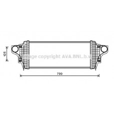 Интеркулер AVA QUALITY COOLING MSA4551